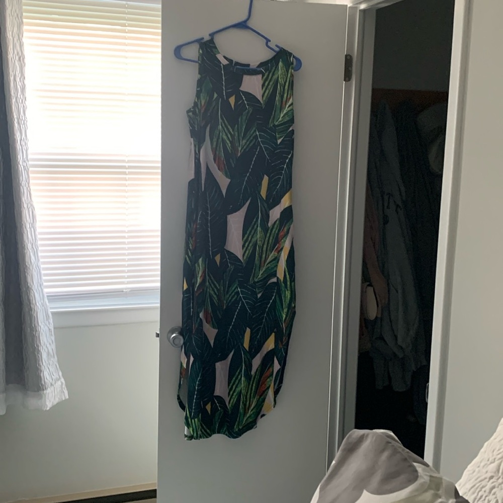 Tropical maxi dress